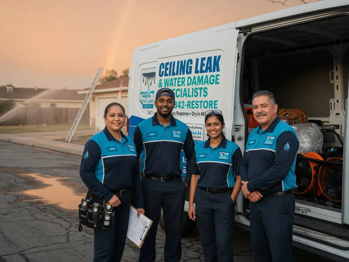 Ceiling Leak Cleanup company in Slate Run, PA