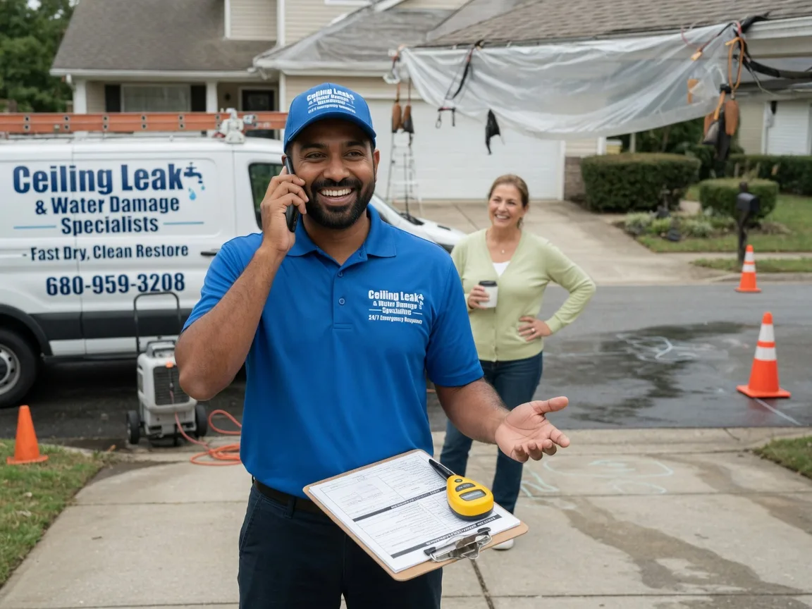 Ceiling Leak Cleanup Slate Run, PA FAQs